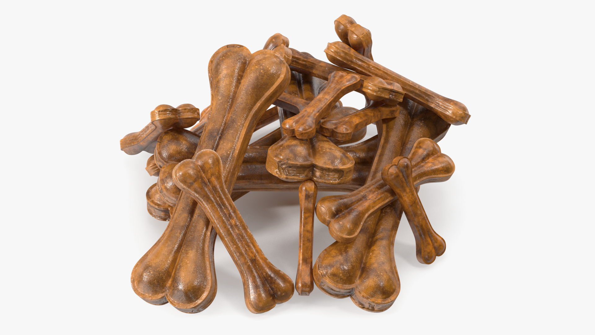 3D Heap of Dog Treats Dark model