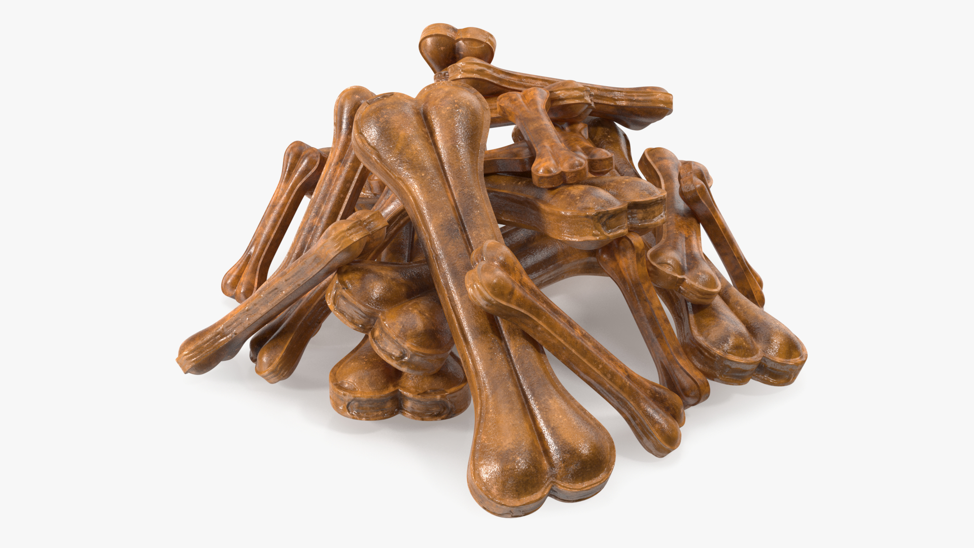 3D Heap of Dog Treats Dark model