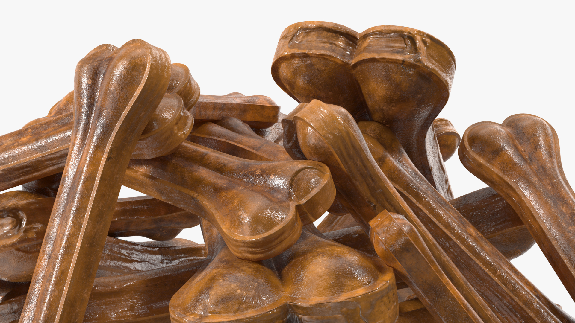 3D Heap of Dog Treats Dark model
