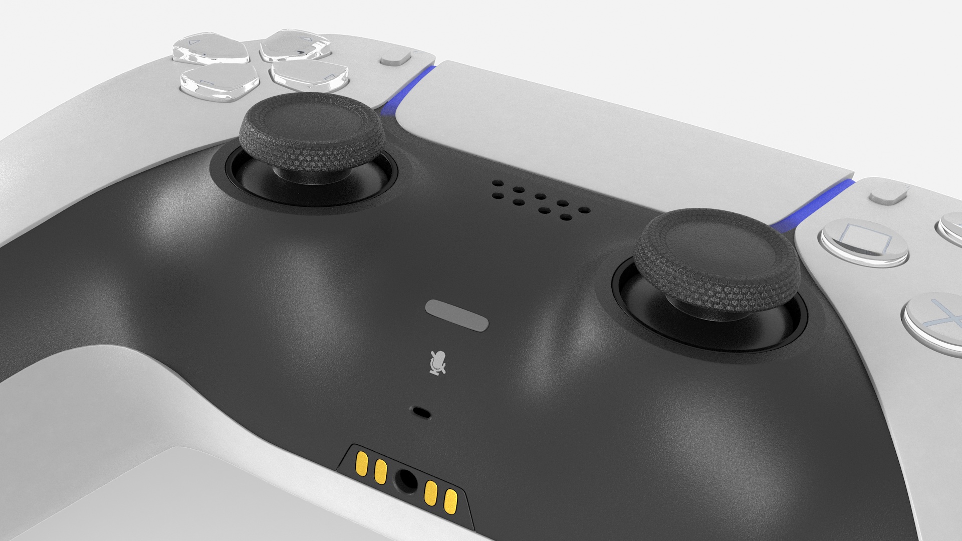 3D Digital Gaming Console with Controller model