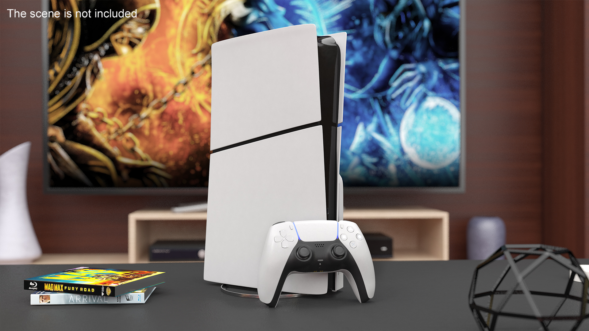 3D Digital Gaming Console with Controller model