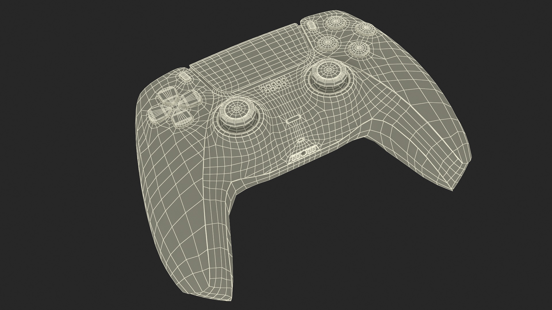 3D Digital Gaming Console with Controller model