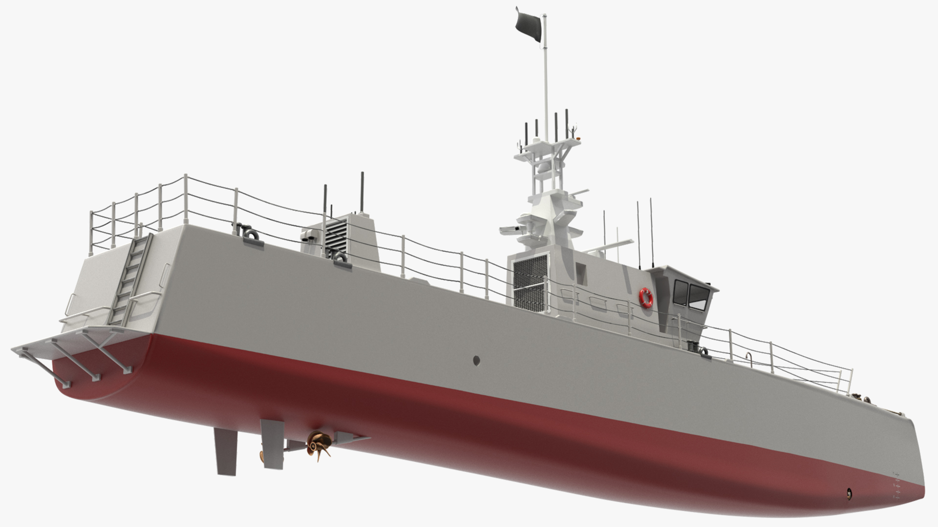 3D Unmanned Ship model