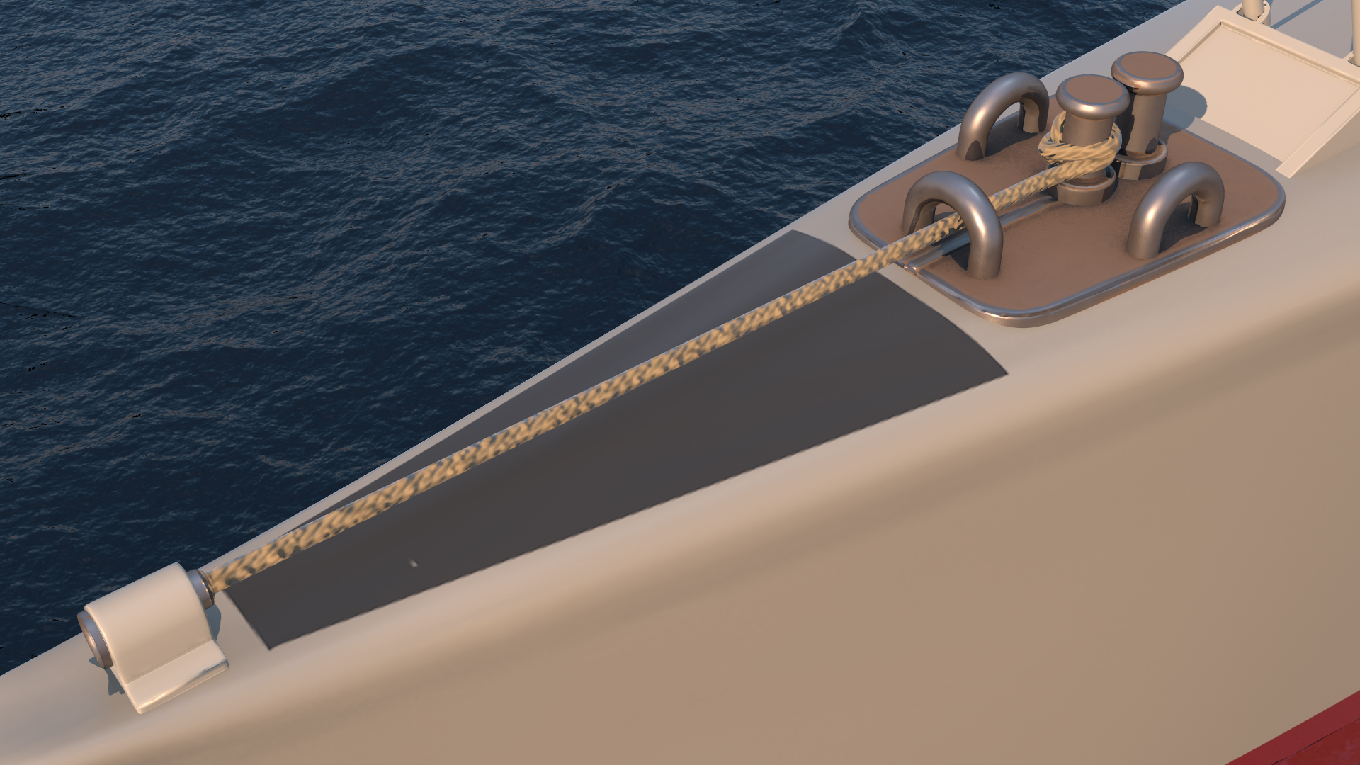 3D Unmanned Ship model
