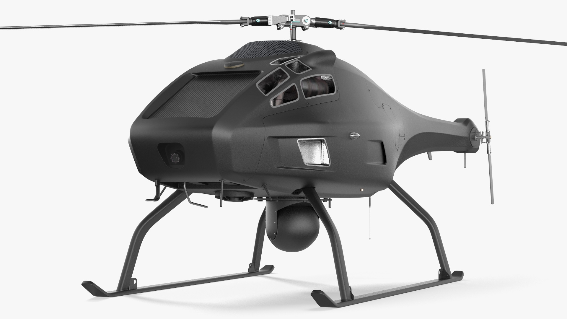 3D UAV Helicopter Rigged