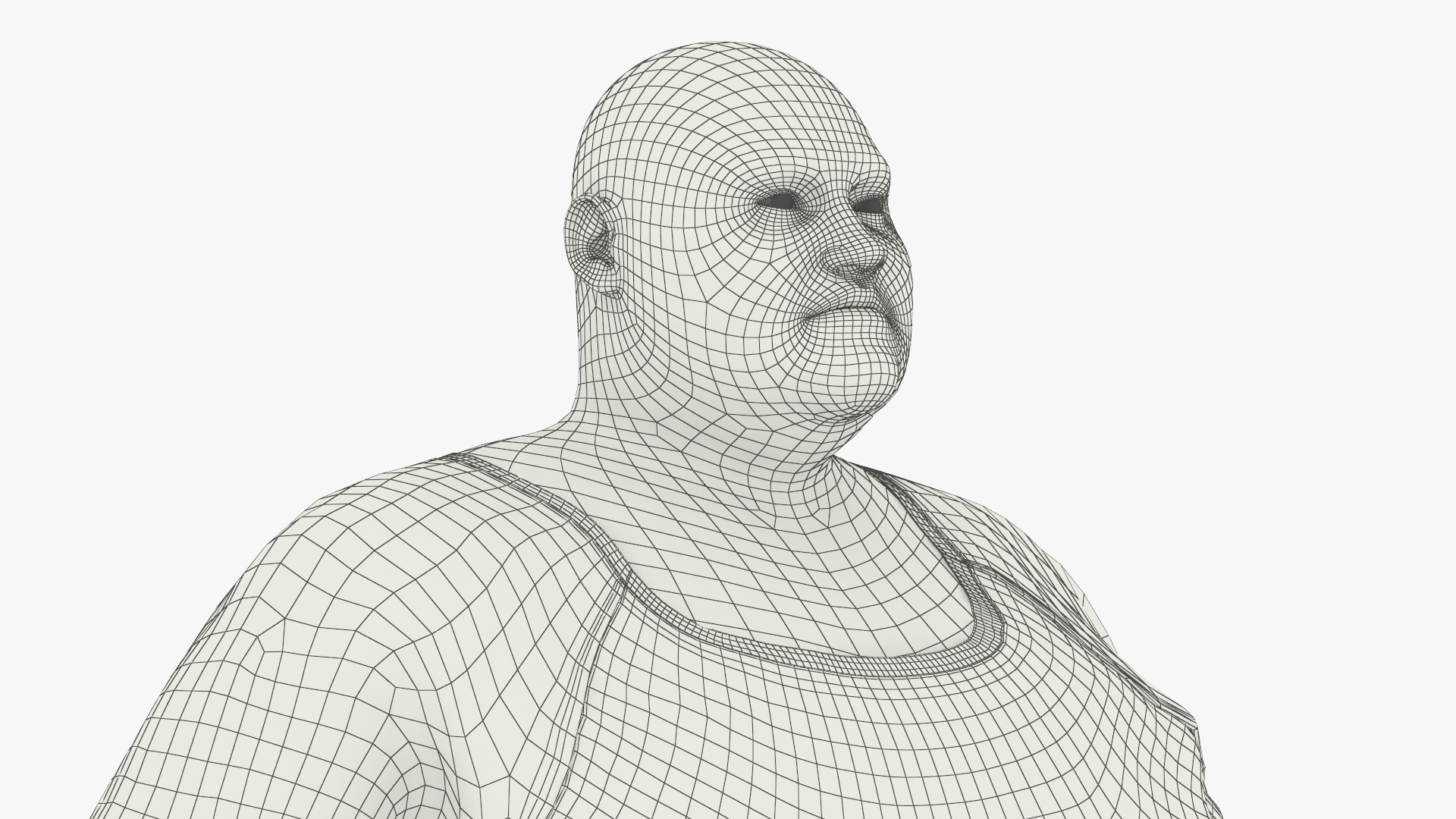 Patient Gown on Heavyset Man - view 9