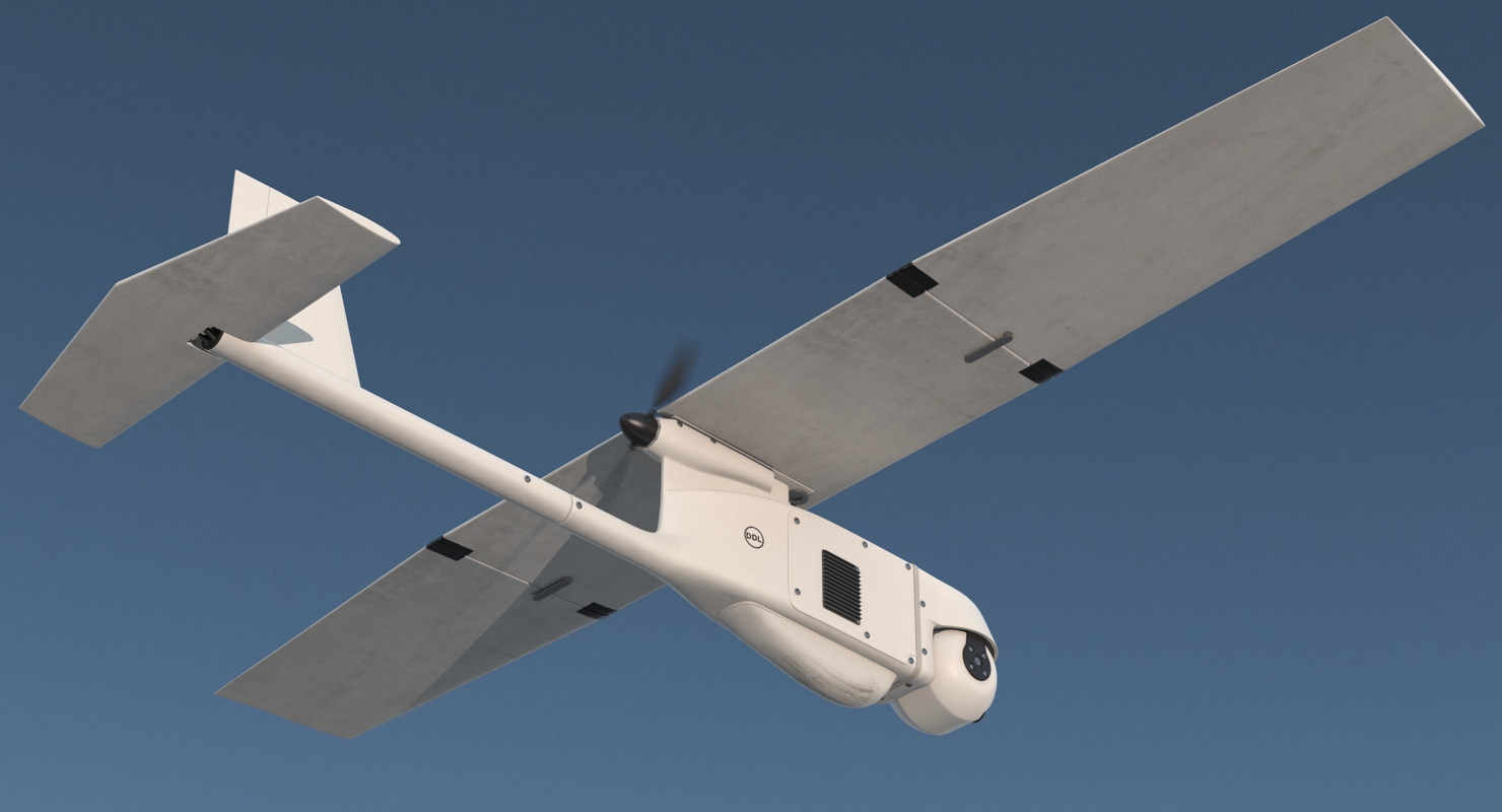 Remote Controlled UAV RQ 11B Raven 3D model