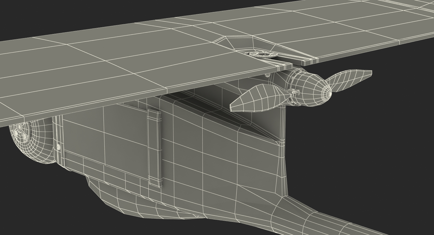 Remote Controlled UAV RQ 11B Raven 3D model
