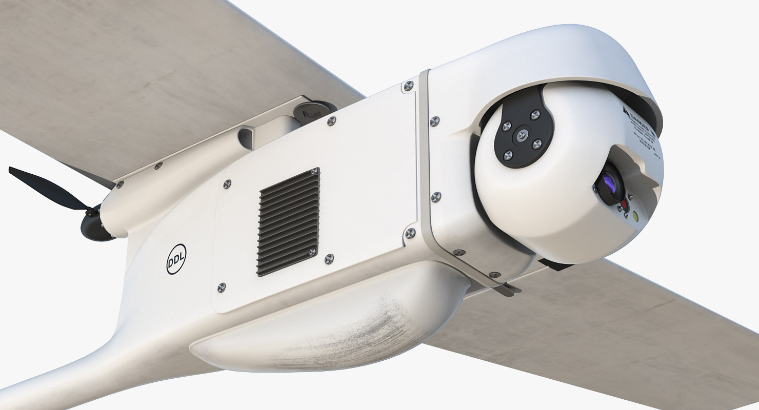 Remote Controlled UAV RQ 11B Raven 3D model
