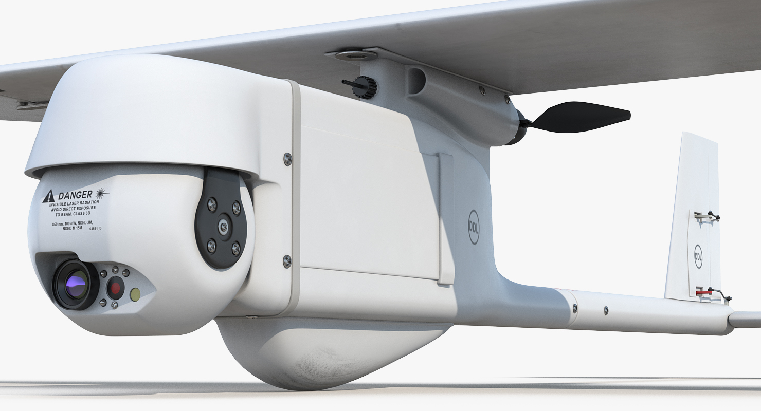 Remote Controlled UAV RQ 11B Raven 3D model