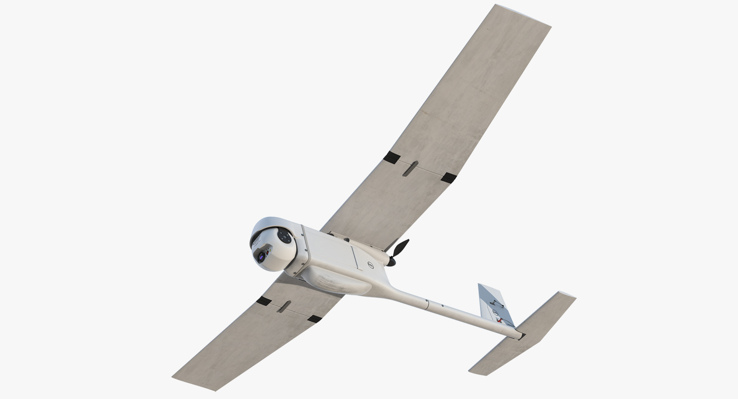 Remote Controlled UAV RQ 11B Raven 3D model