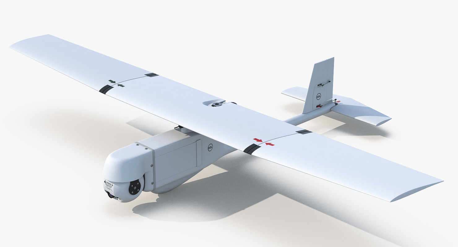 Remote Controlled UAV RQ 11B Raven 3D model