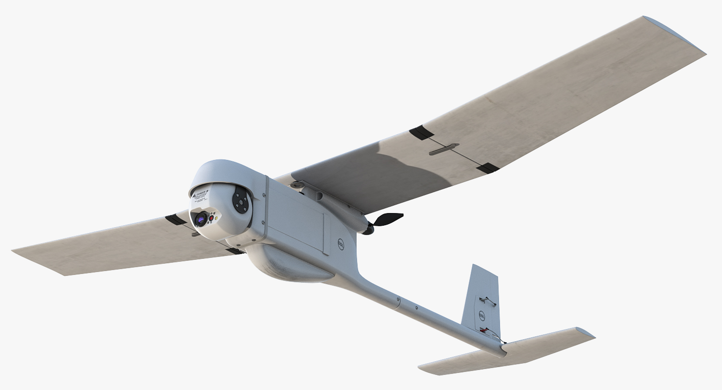 Remote Controlled UAV RQ 11B Raven 3D model