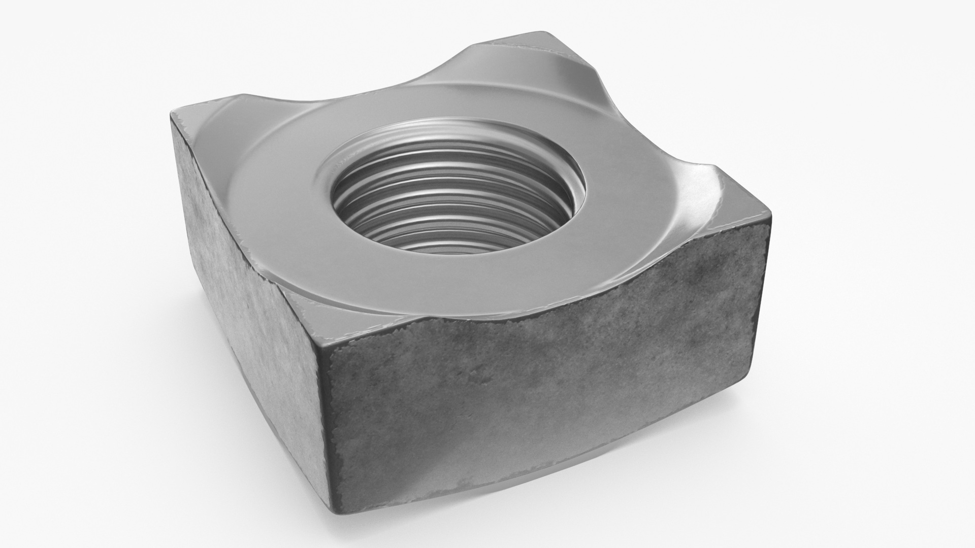 Chromed Steel Nuts Kit 3D