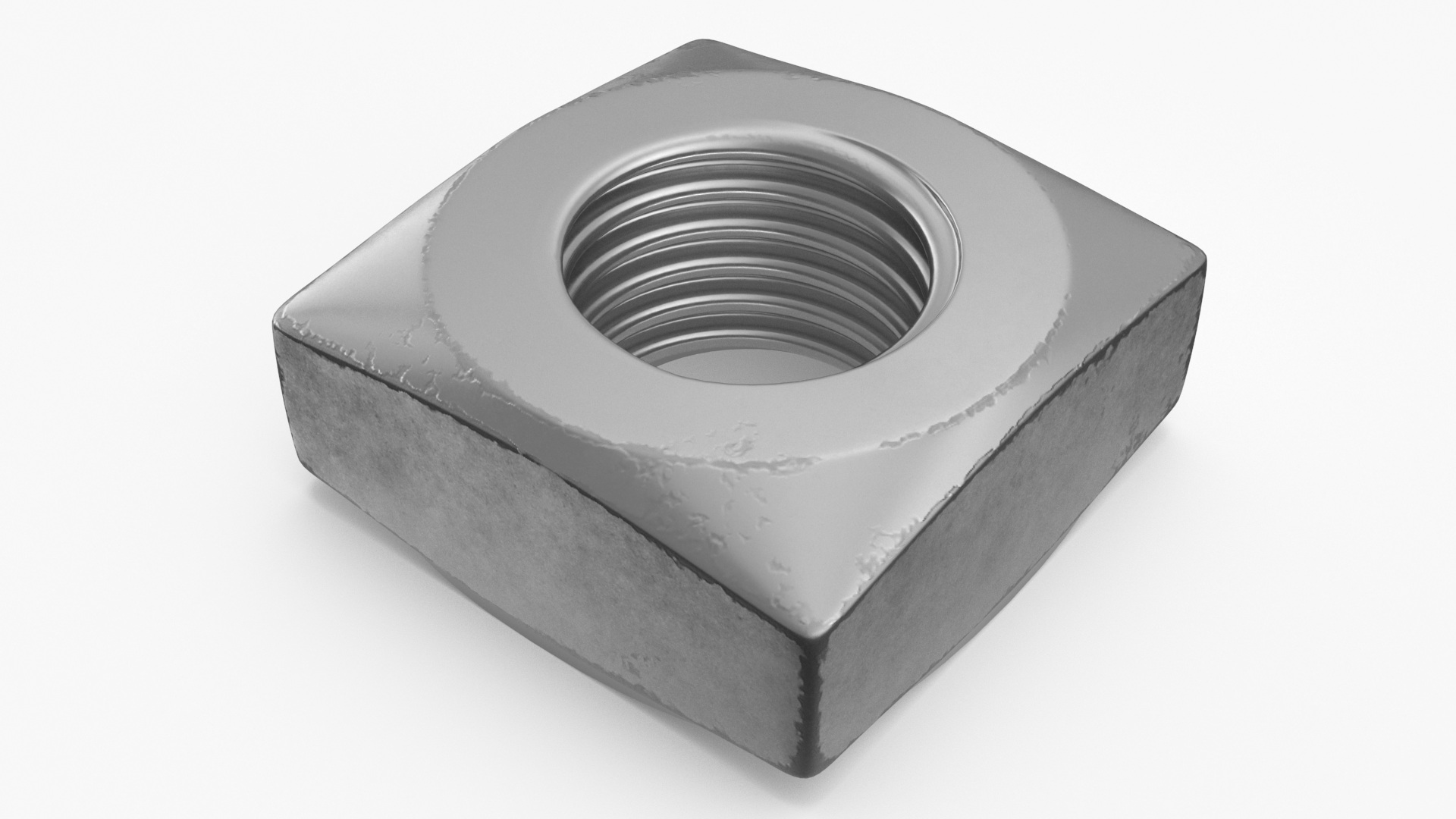 Chromed Steel Nuts Kit 3D
