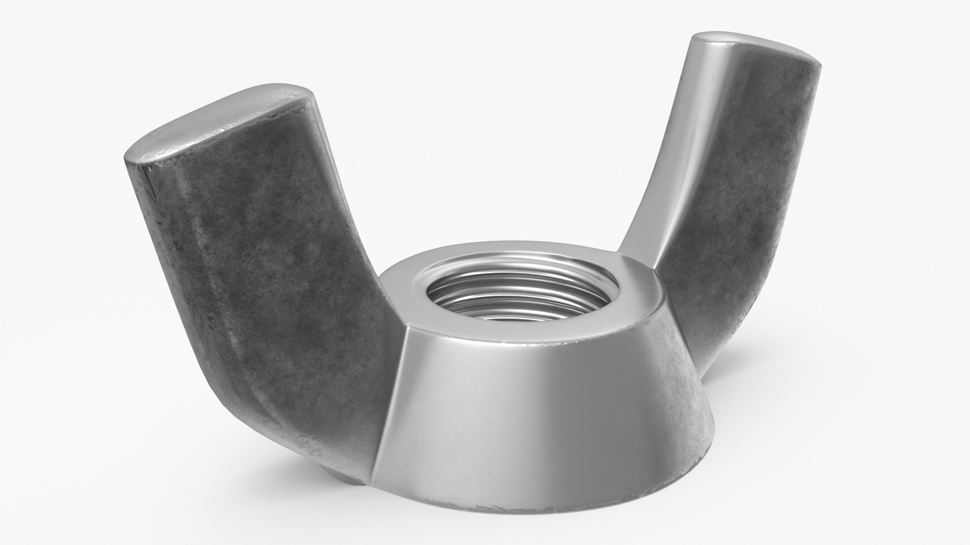Chromed Steel Nuts Kit 3D