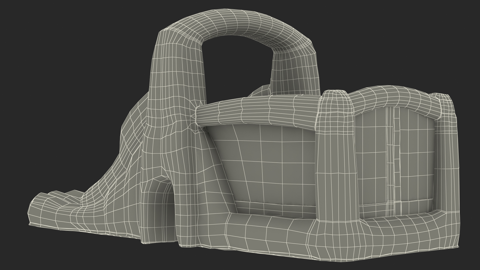 3D model Kids Sliding Jump Bouncer