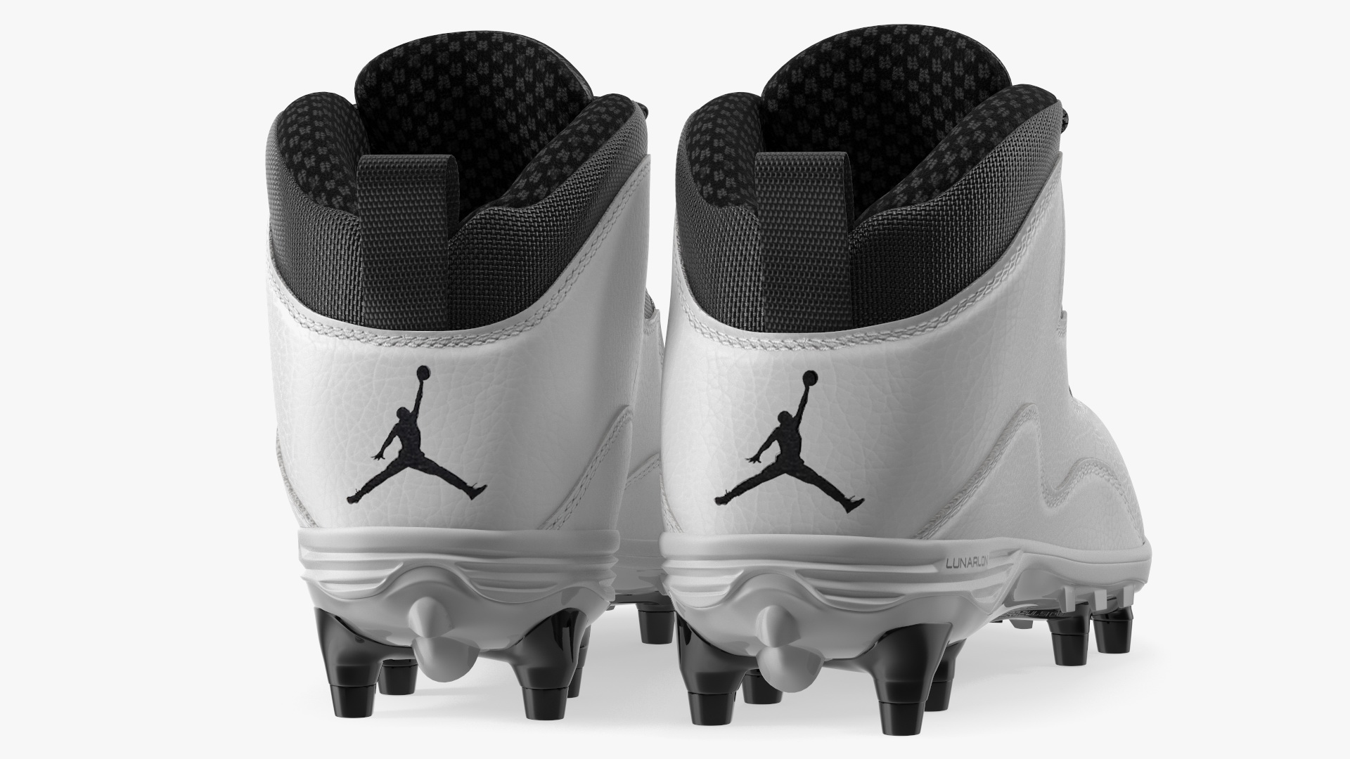 3D model Air Jordan 10 Baseball Cleats White