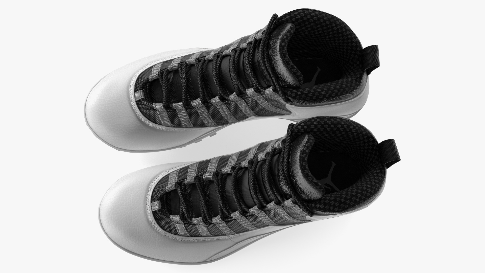 3D model Air Jordan 10 Baseball Cleats White