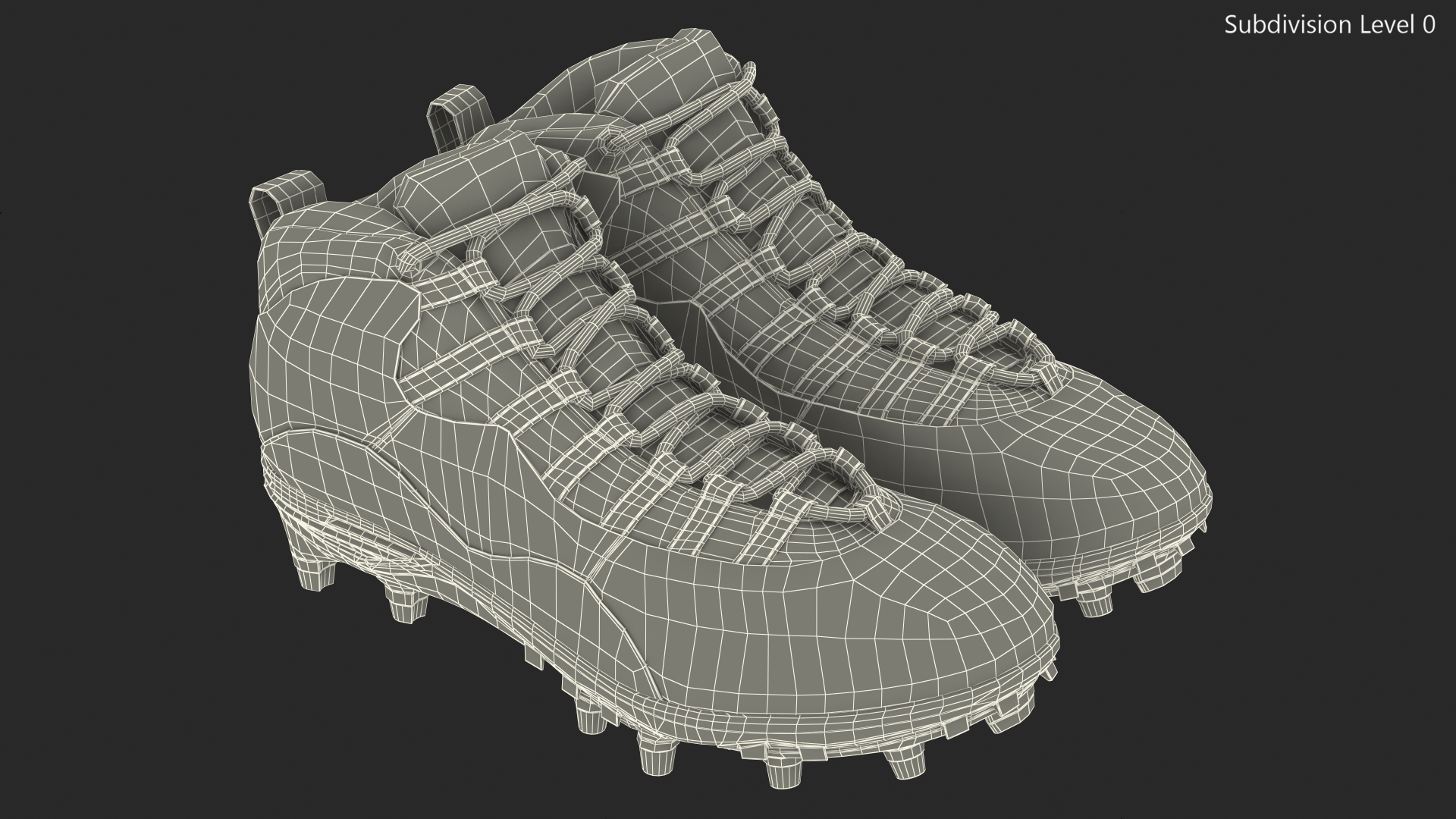 3D model Air Jordan 10 Baseball Cleats White
