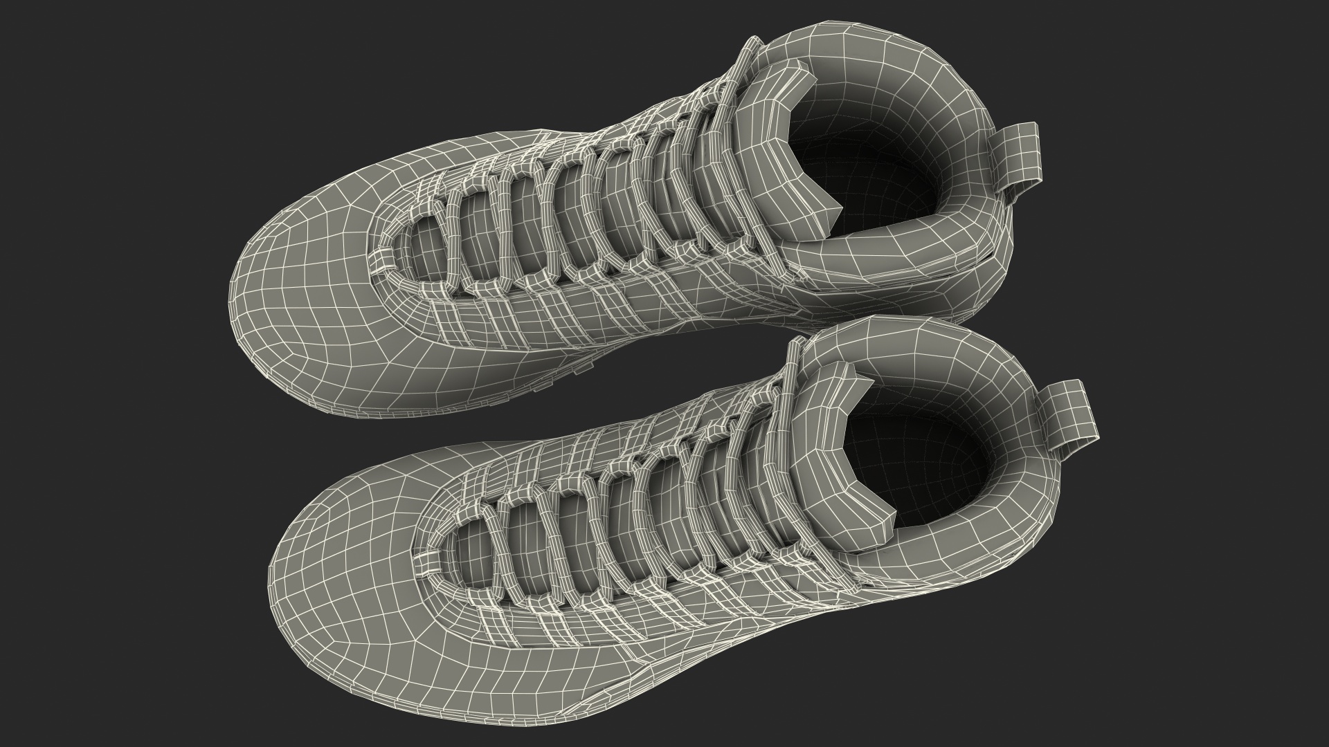 3D model Air Jordan 10 Baseball Cleats White