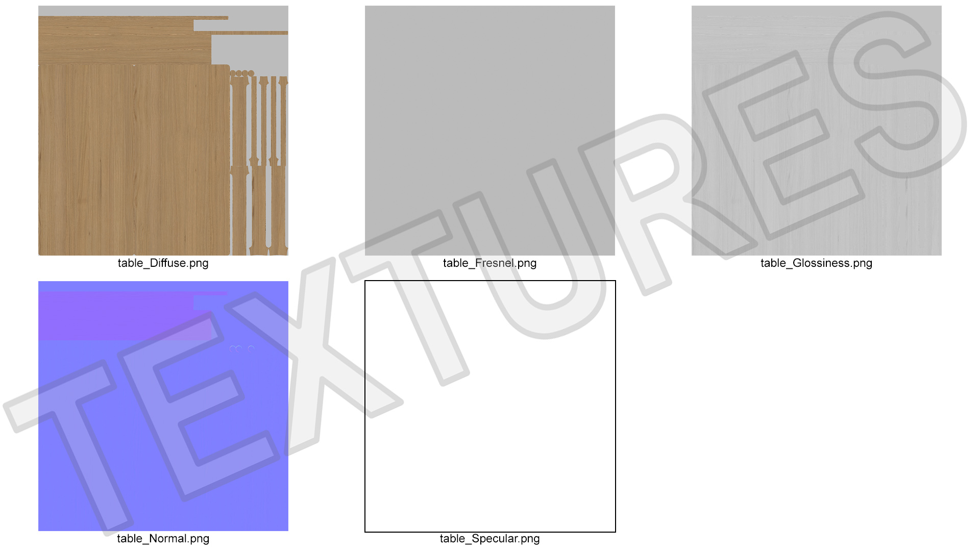 3D model Minimalist Rectangular Dining Table