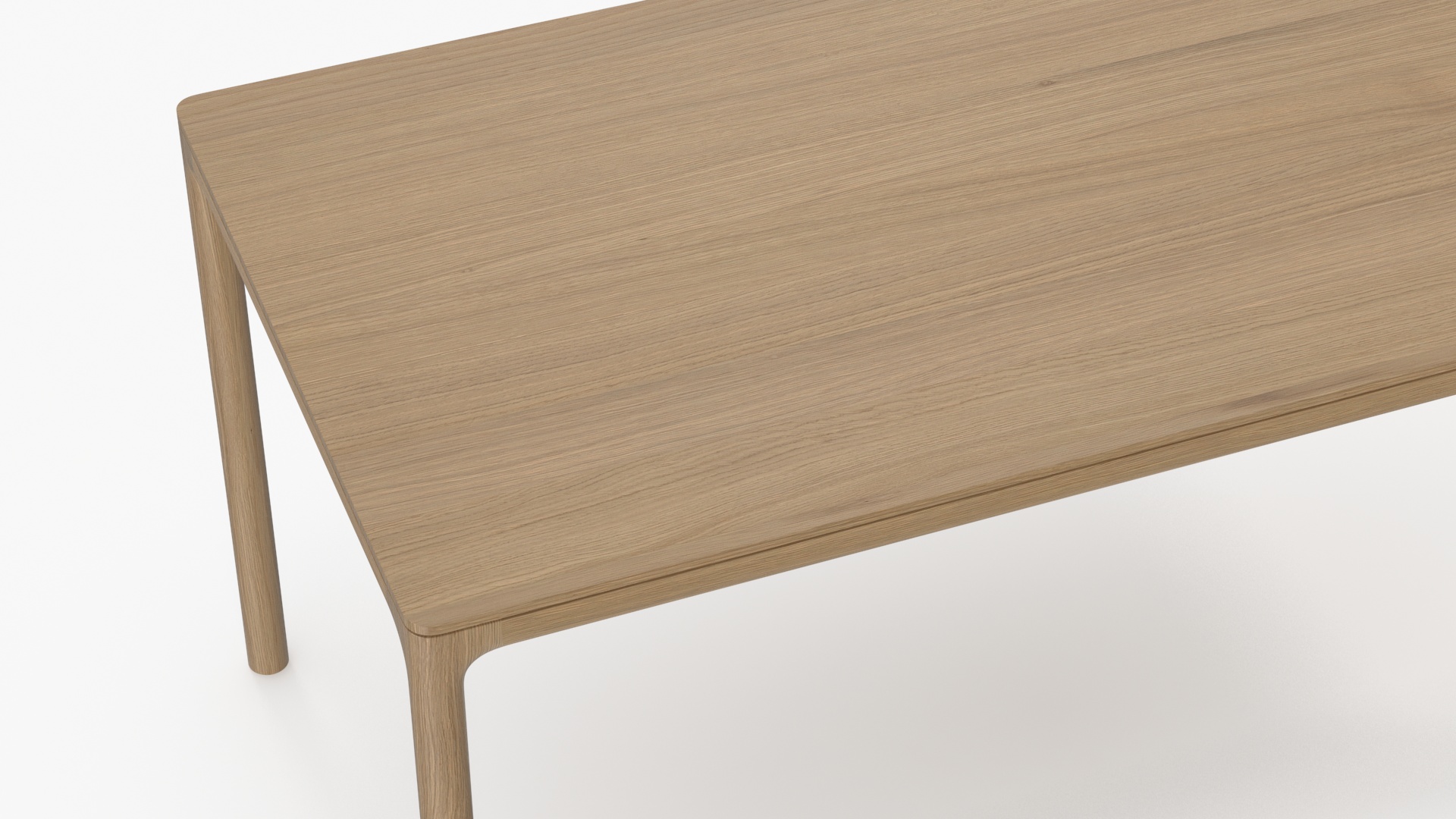 3D model Minimalist Rectangular Dining Table