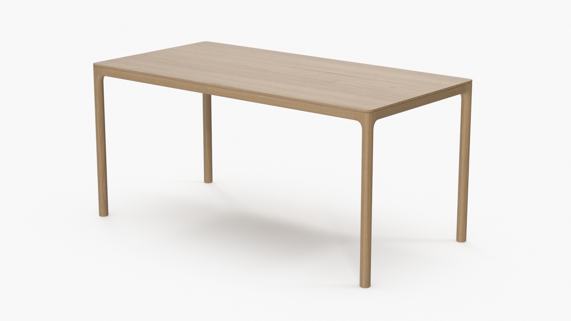 3D model Minimalist Rectangular Dining Table