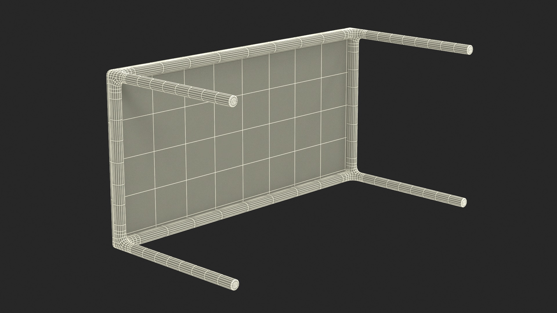 3D model Minimalist Rectangular Dining Table