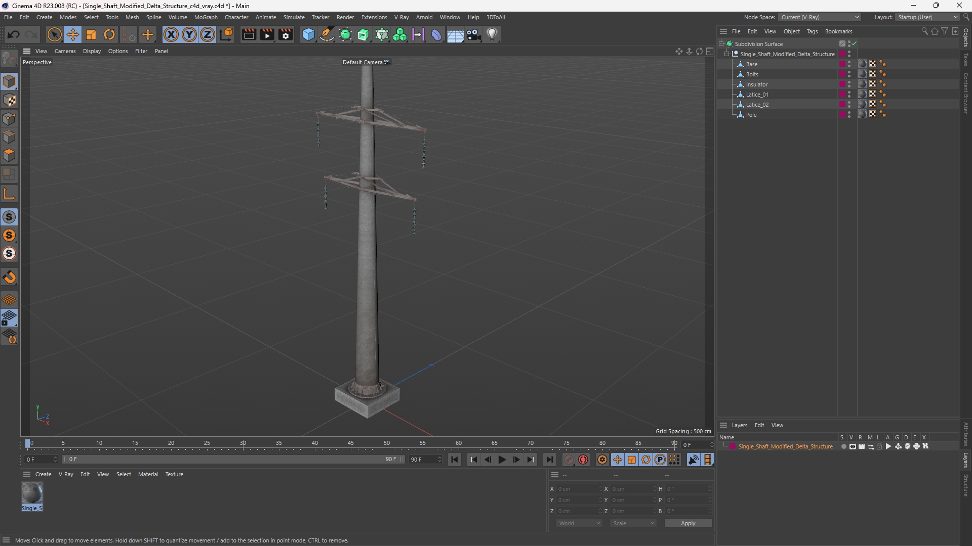 Single Shaft Modified Delta Structure - view 12