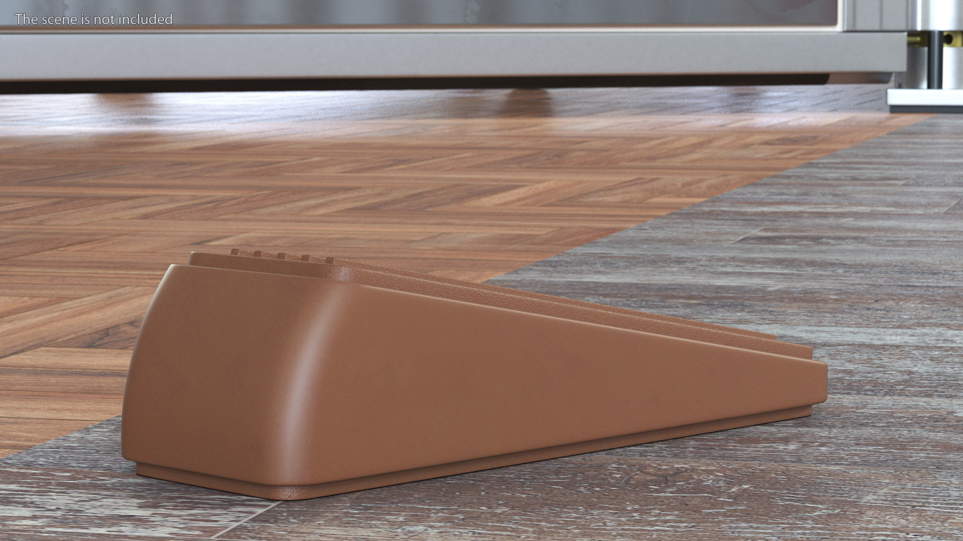 3D Door Wedge Brown