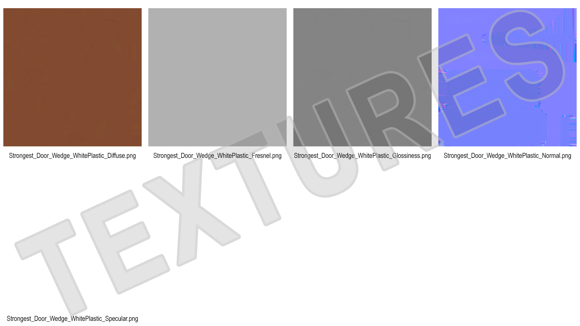 3D Door Wedge Brown