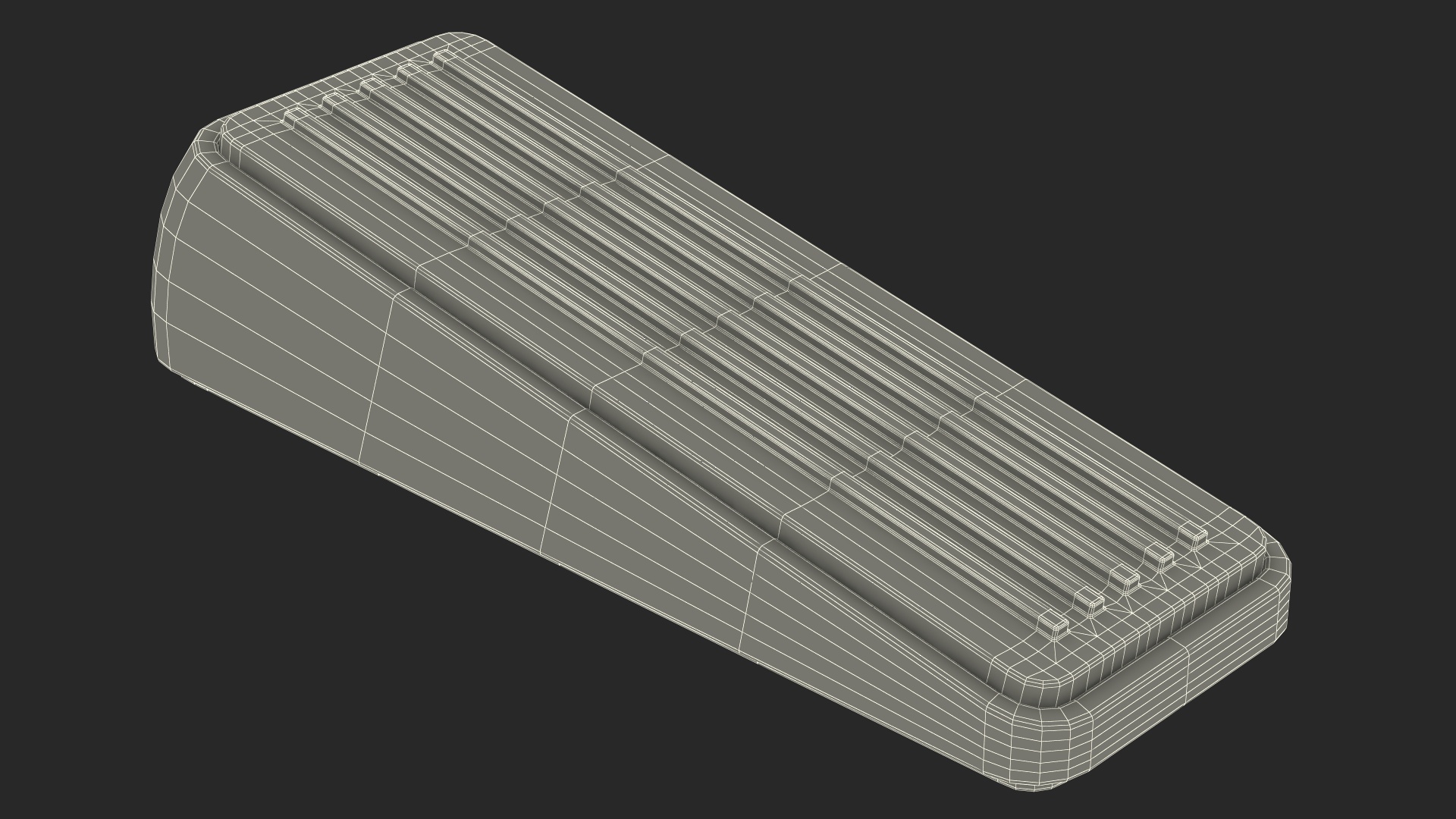 3D Door Wedge Brown