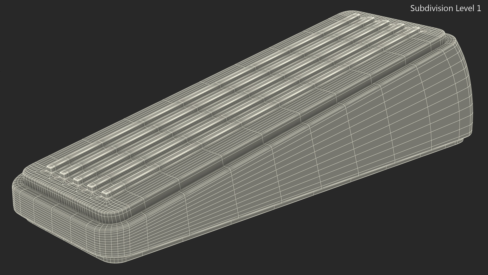 3D Door Wedge Brown