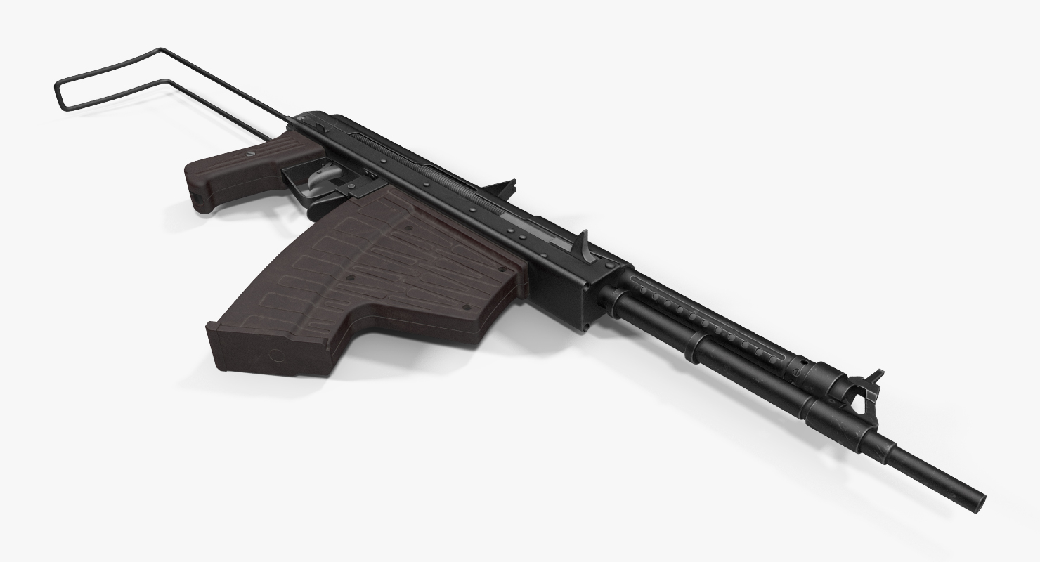 3D APS Underwater Assault Rifle model