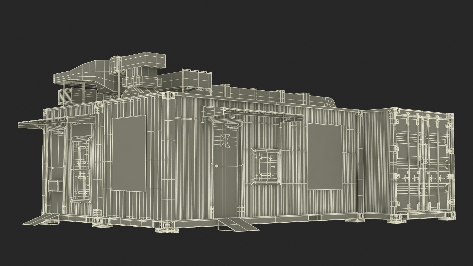 3D Modular Healthcare Facilities Corpus