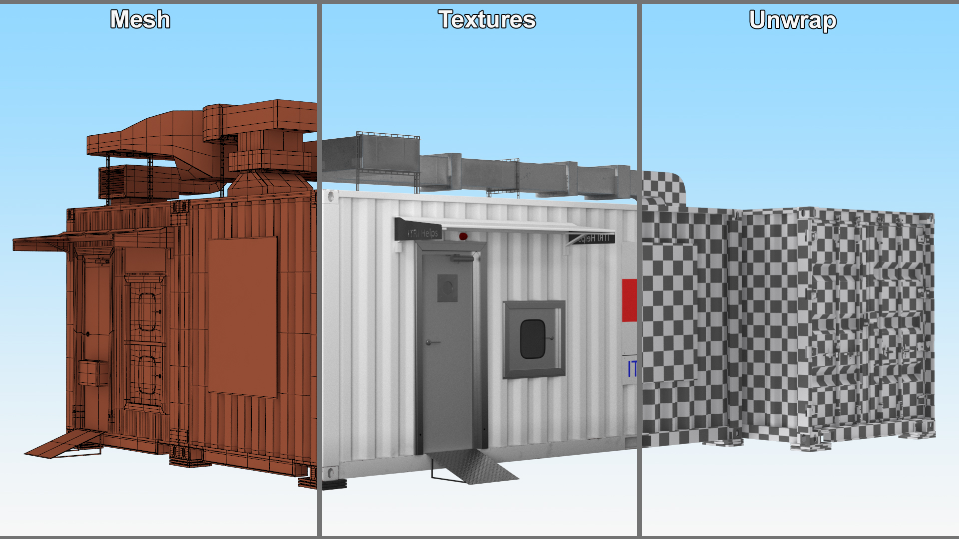 3D Modular Healthcare Facilities Corpus