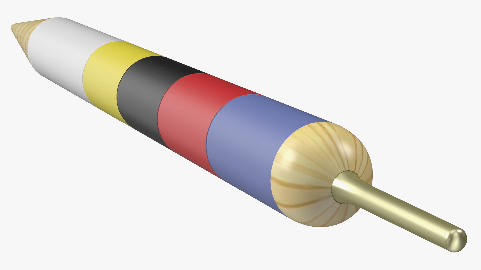 3D model Croquet Central Pegs