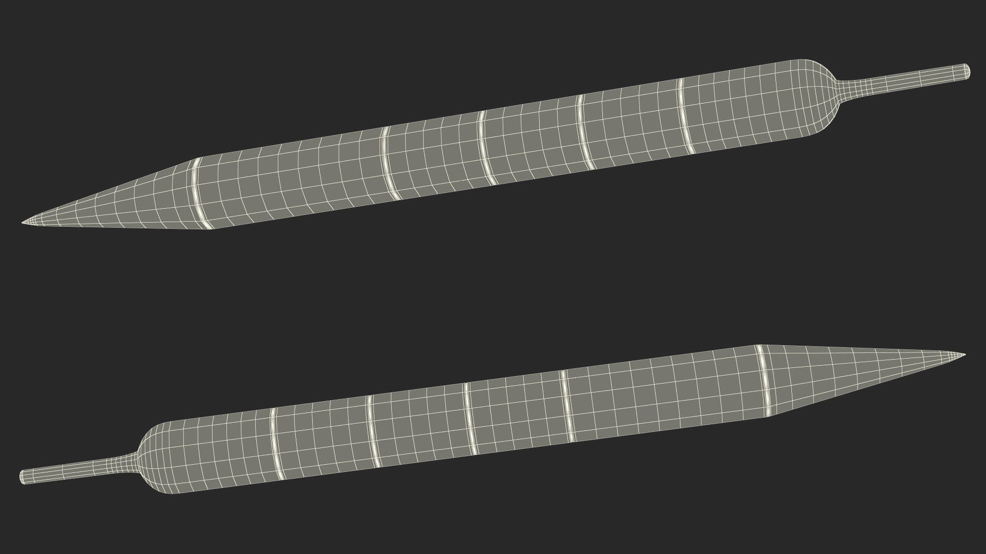 3D model Croquet Central Pegs