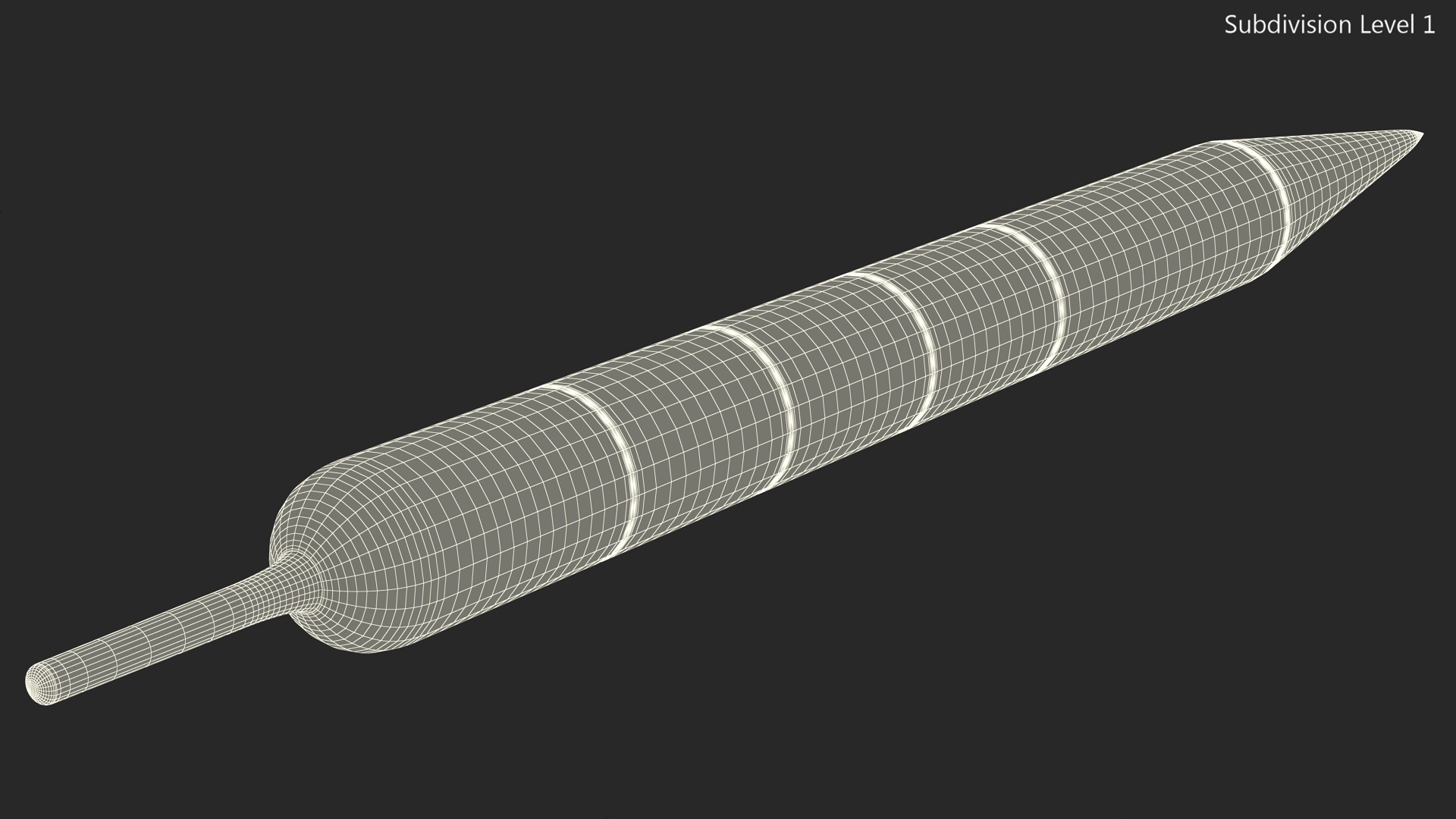 3D model Croquet Central Pegs