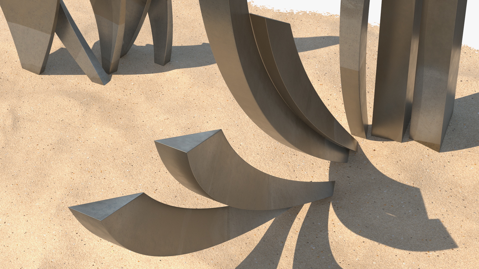 Les Braves Memorial on Sand 3D