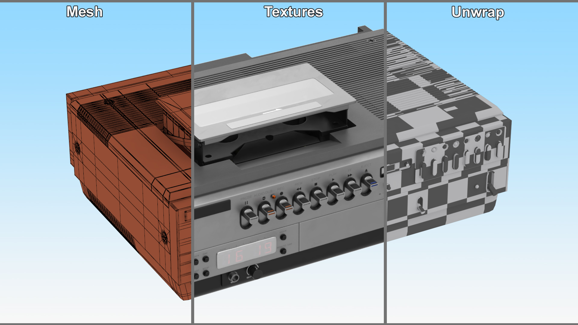 Vintage Video Recorder 3D