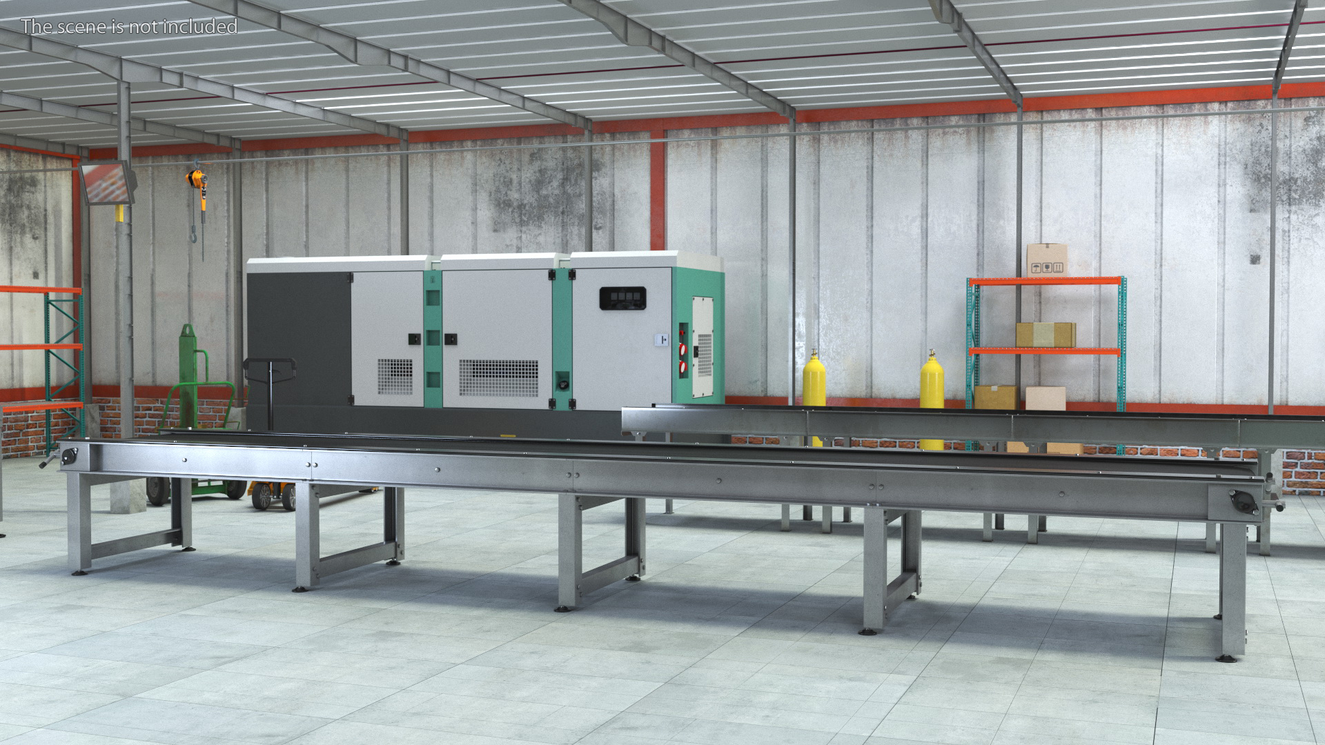 3D Belt Conveyor model