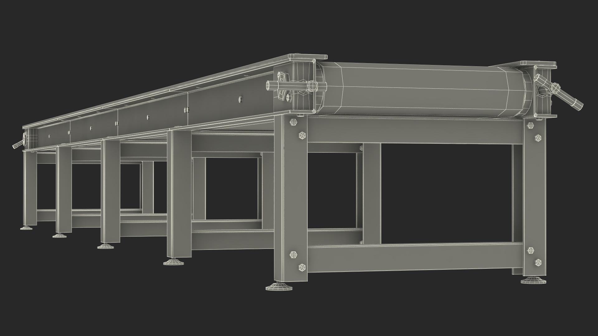 3D Belt Conveyor model