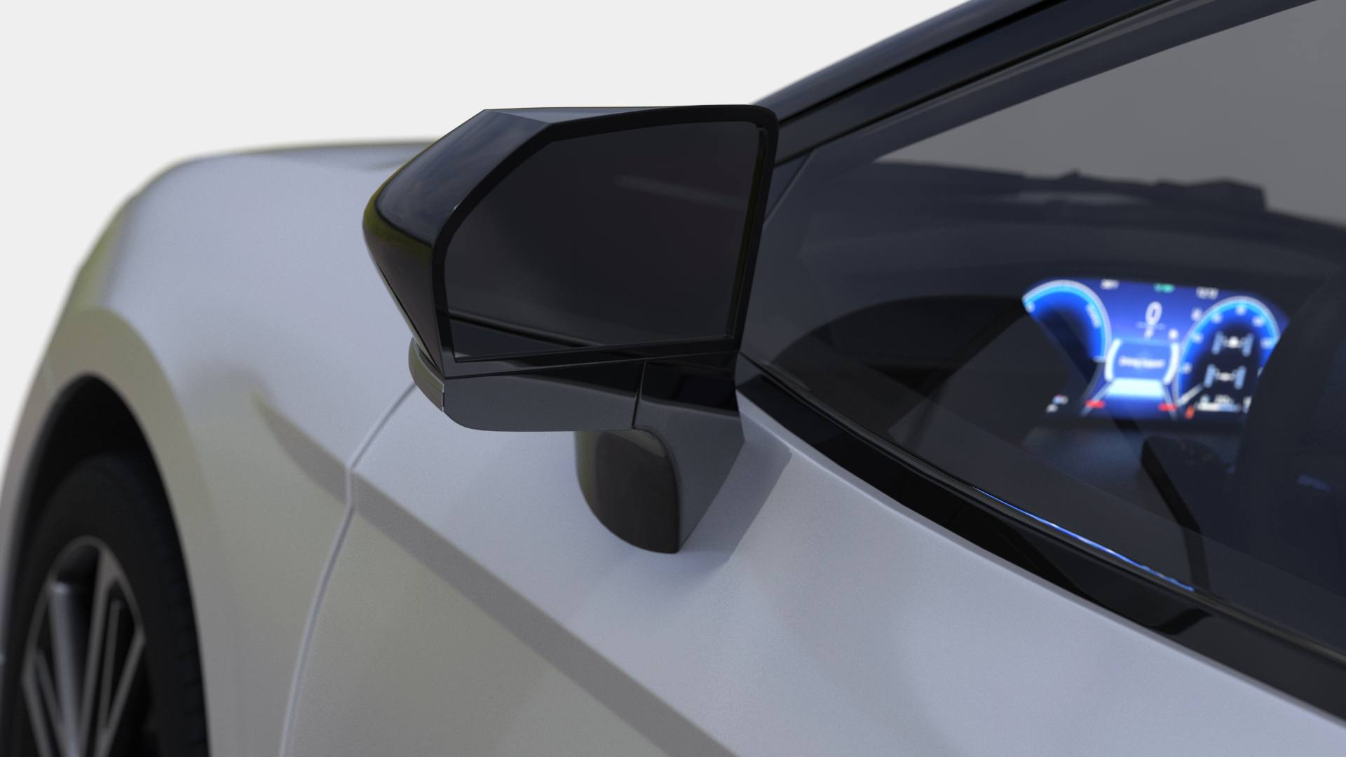 3D 2025 Sedan White