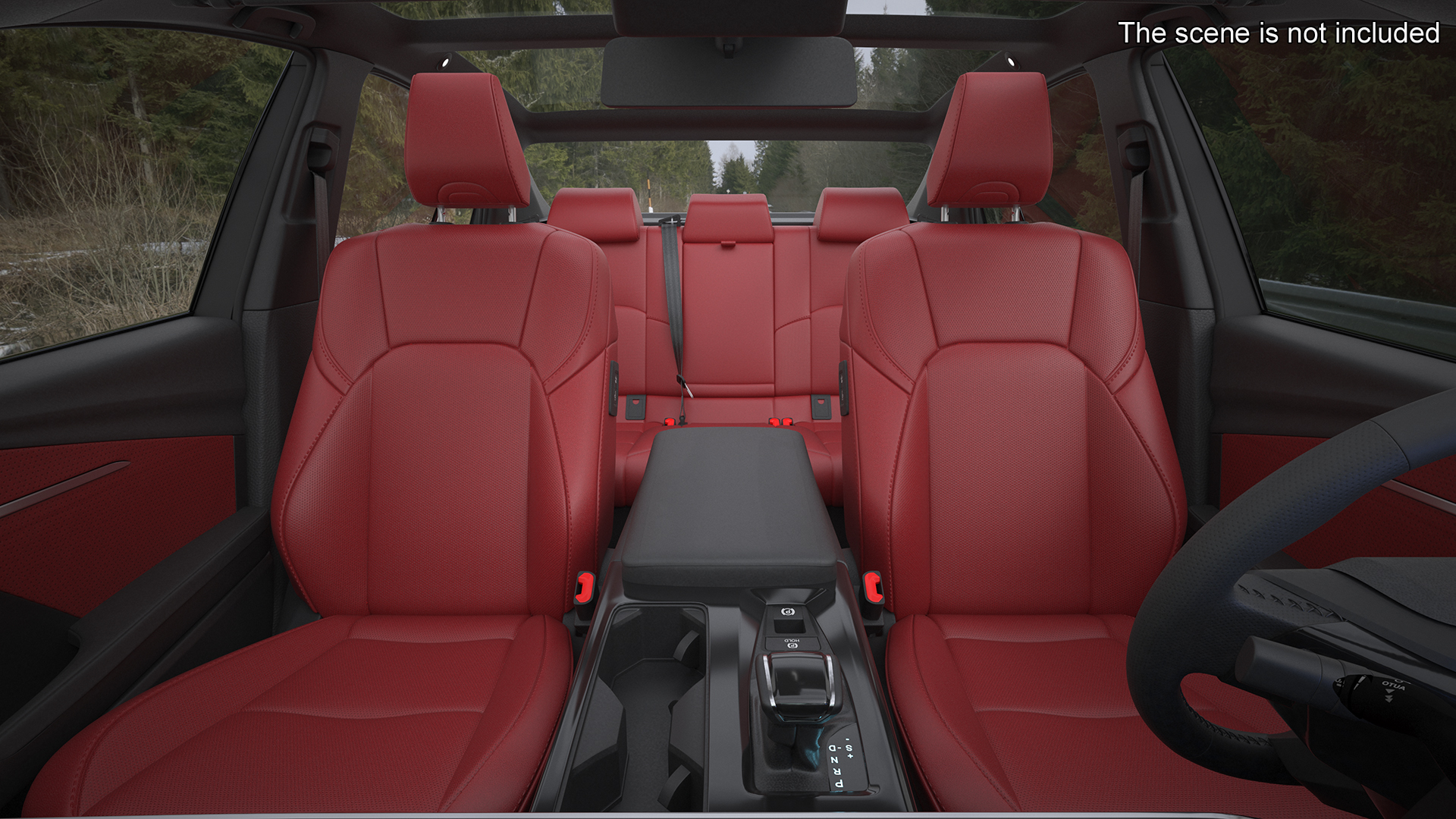 3D 2025 Sedan White