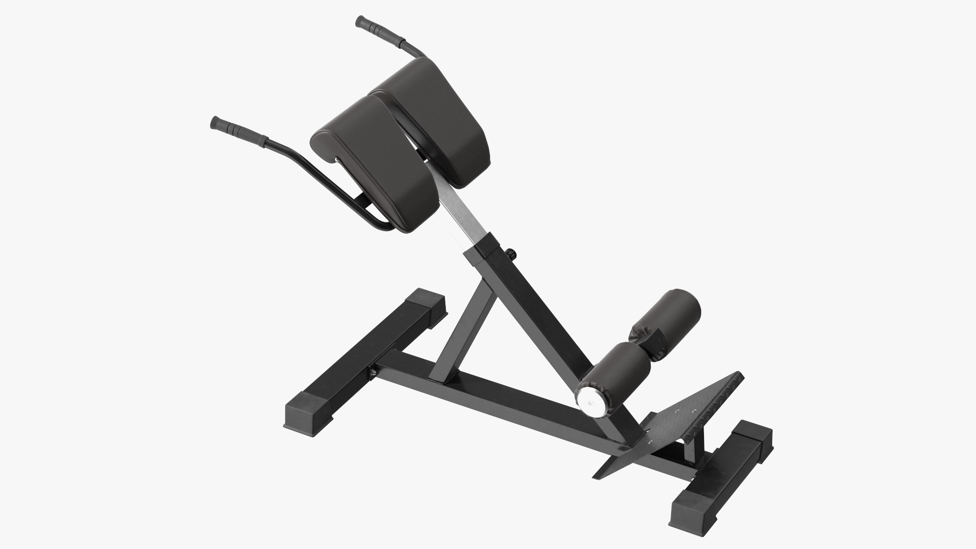 3D Hyperextension Bench Black