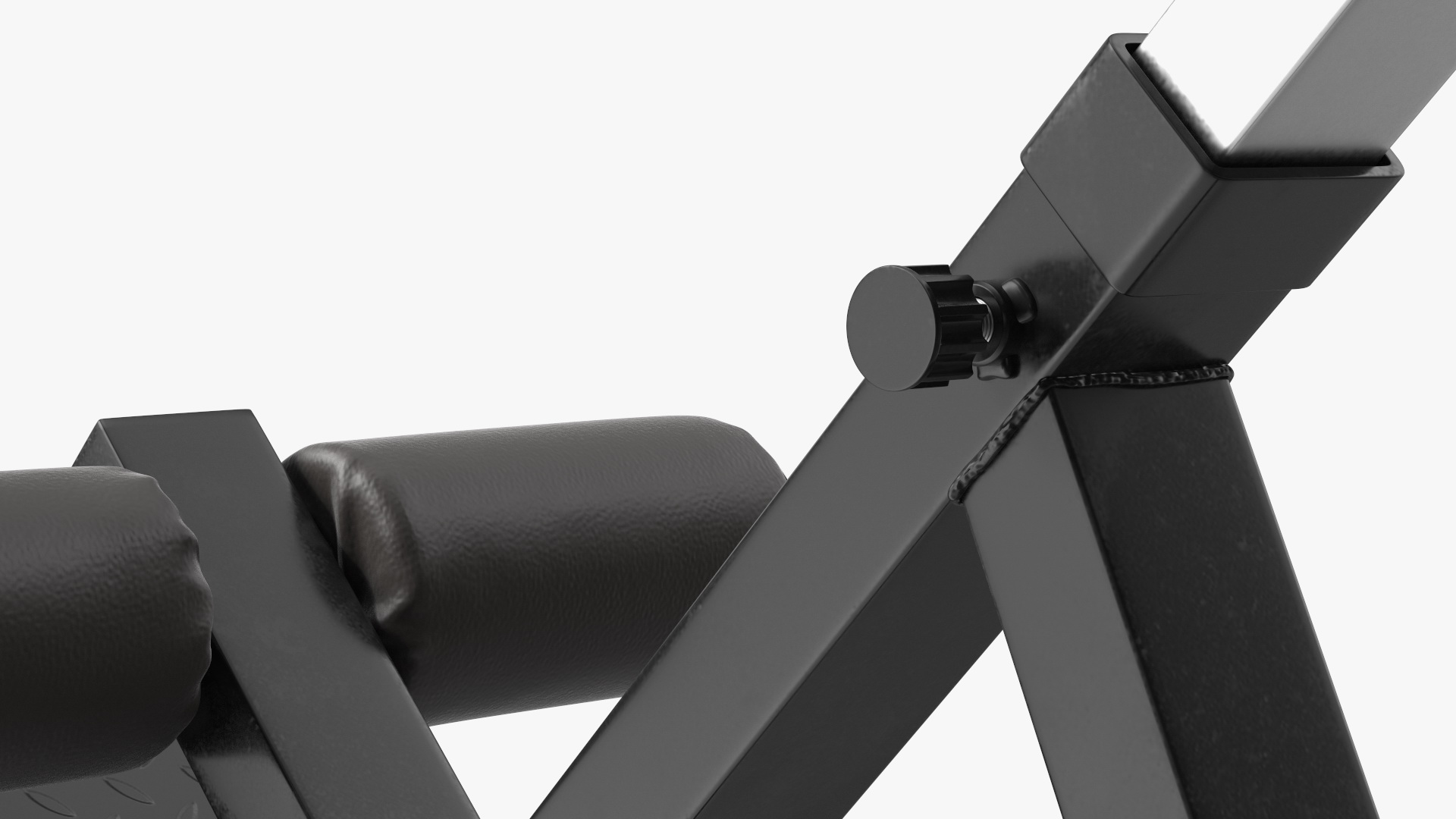 3D Hyperextension Bench Black
