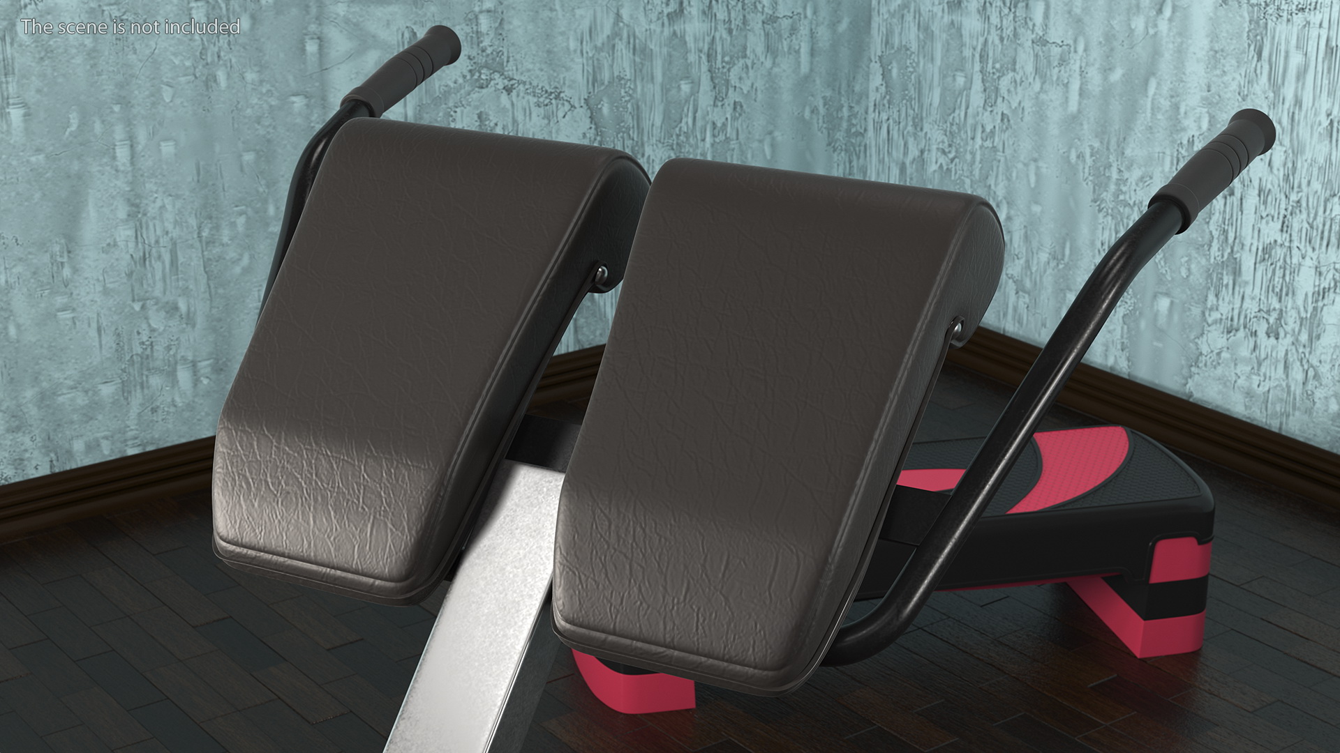 3D Hyperextension Bench Black