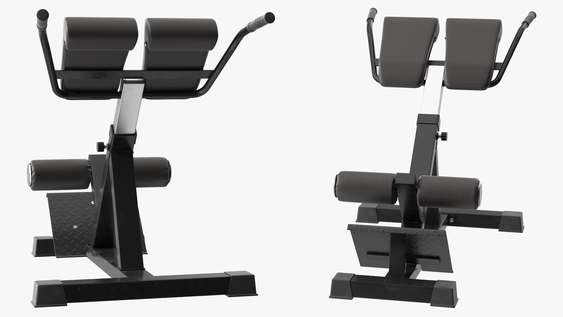 3D Hyperextension Bench Black